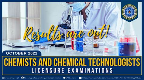 chemist licensure exam 2022|PRC announces passers of October 2022 chemist, chemical .